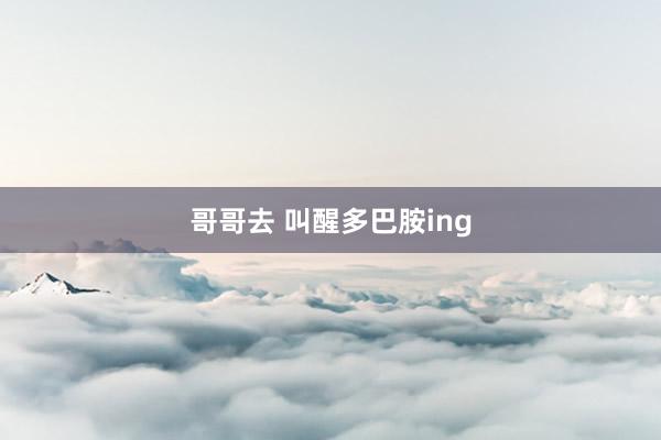 哥哥去 叫醒多巴胺ing