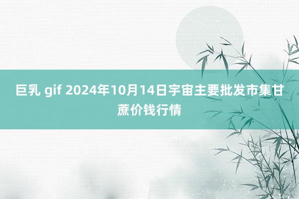 巨乳 gif 2024年10月14日宇宙主要批发市集甘蔗价钱行情