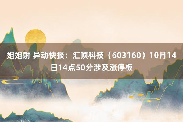 姐姐射 异动快报：汇顶科技（603160）10月14日14点50分涉及涨停板