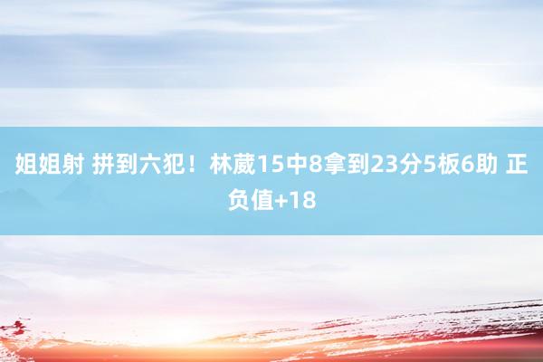 姐姐射 拼到六犯！林葳15中8拿到23分5板6助 正负值+18